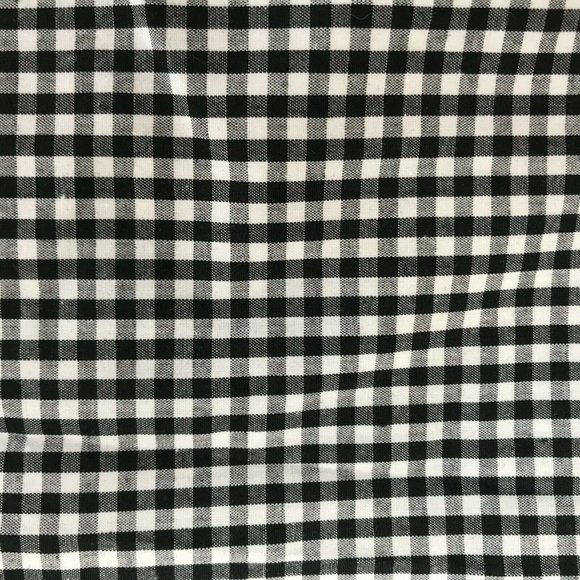 Godlad Girls Dress Black White Gingham Plaid. 6X - Picture 5 of 10